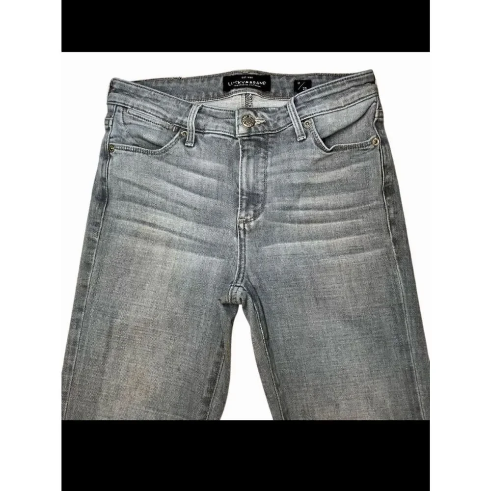 Lucky Brand Hayden Skinny Jeans in Grey Wash Women’s 0/25